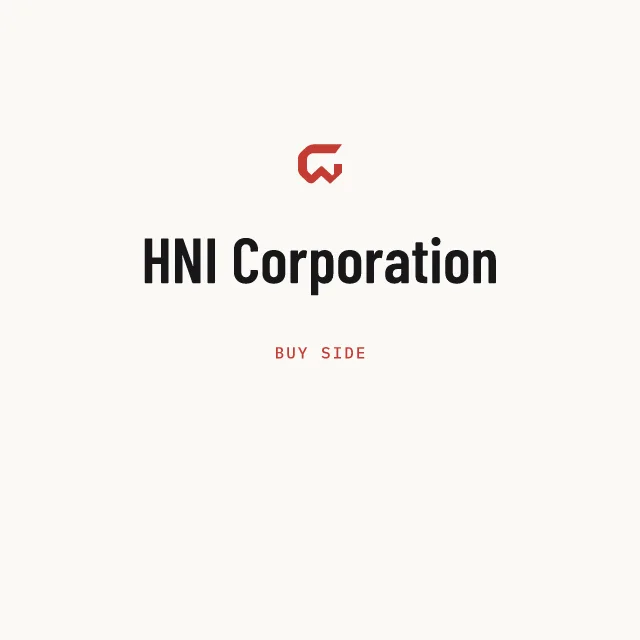 Buy side: HNI Corporation