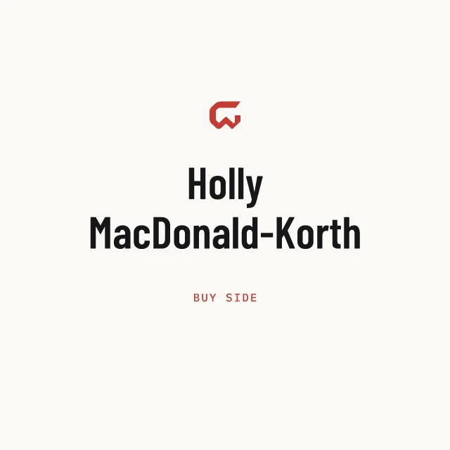 Buy side: Holly MacDonald-Korth