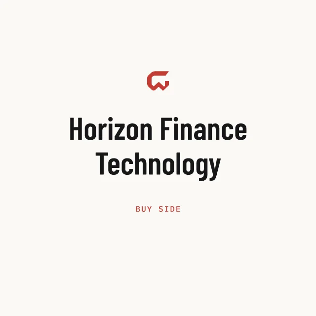 Buy side: Horizon Finance Technology