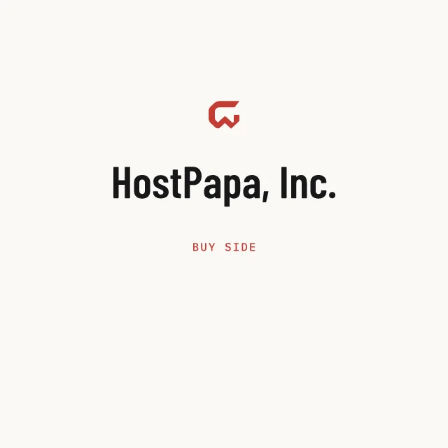 Buy side: HostPapa, Inc.