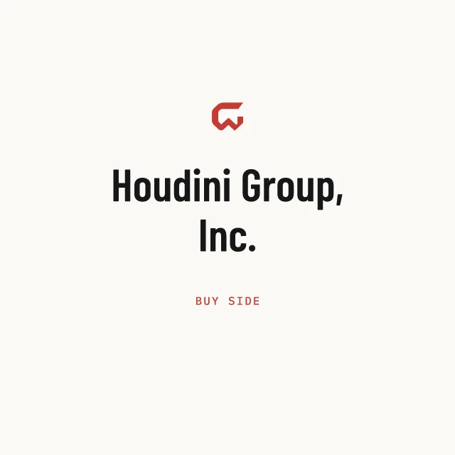 Buy side: Houdini Group, Inc.