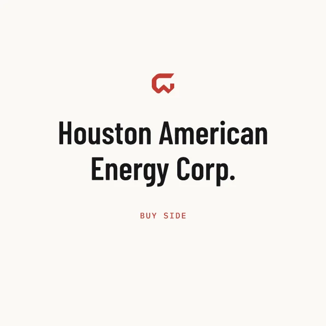 Buy side: Houston American Energy Corp.