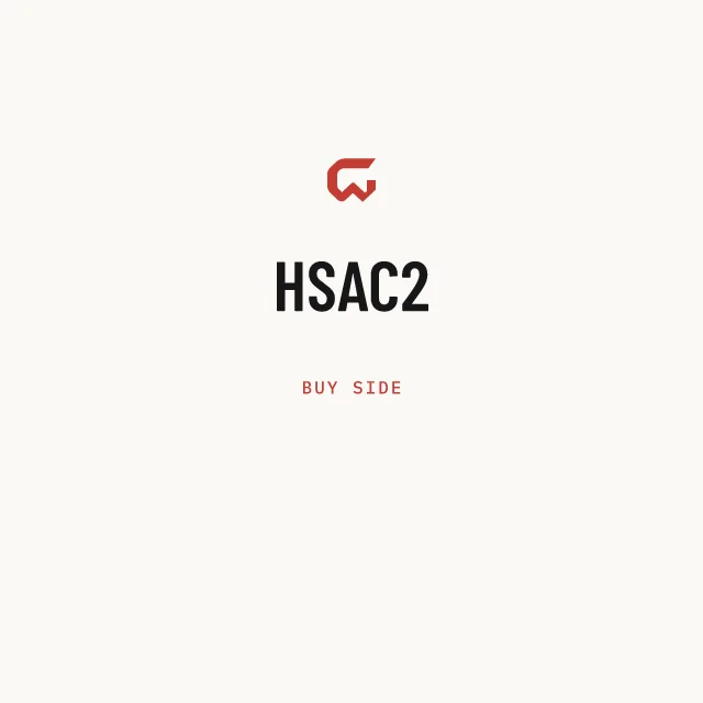 Buy side: HSAC2
