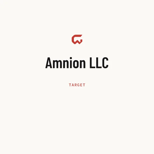 Target: Amnion LLC
