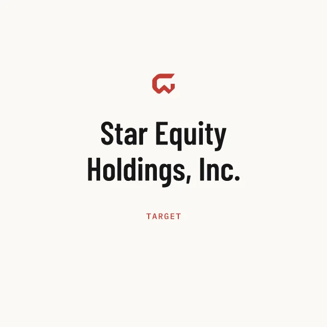 Target: Star Equity Holdings, Inc.