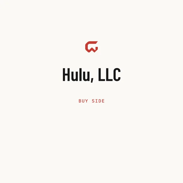 Buy side: Hulu, LLC