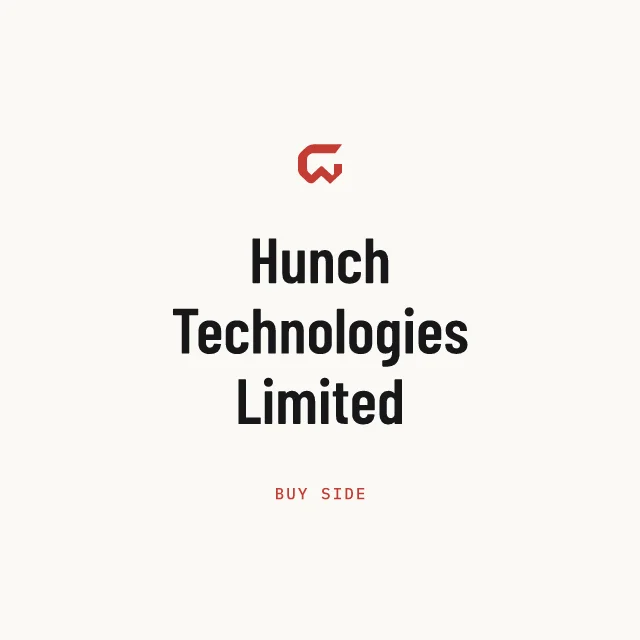 Buy side: Hunch Technologies Limited