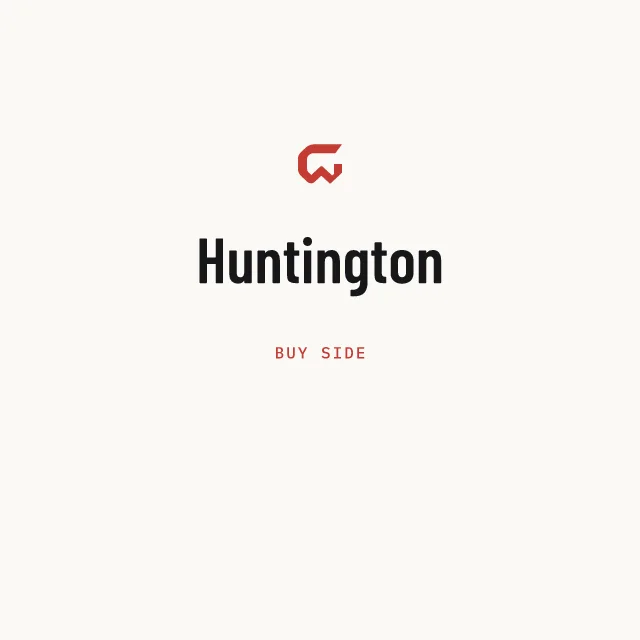 Buy side: Huntington
