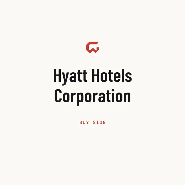 Buy side: Hyatt Hotels Corporation