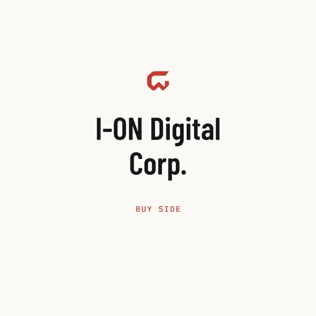 Buy side: I-ON Digital Corp.