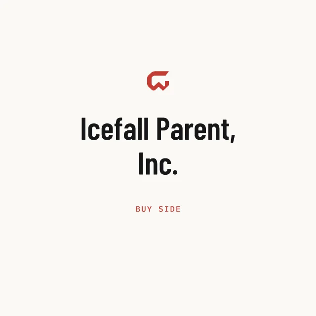 Buy side: Icefall Parent, Inc.