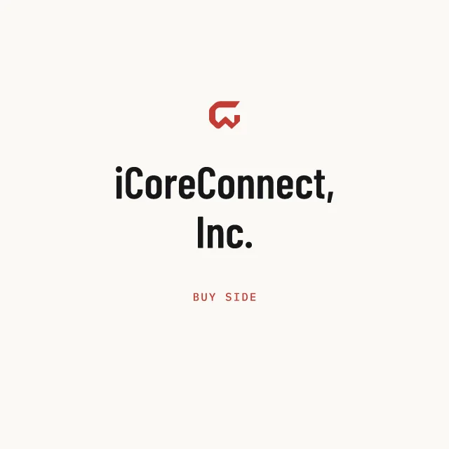 Buy side: iCoreConnect, Inc.