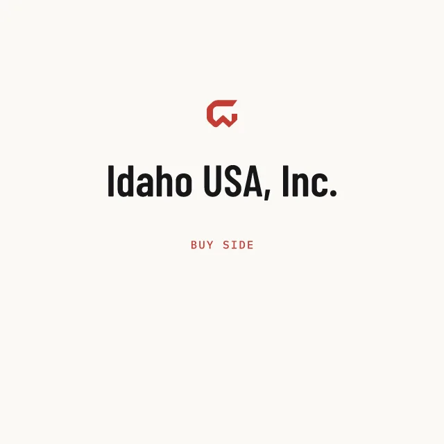 Buy side: Idaho USA, Inc.