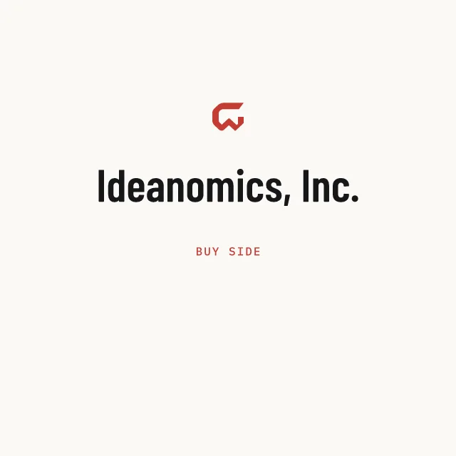 Buy side: Ideanomics, Inc.