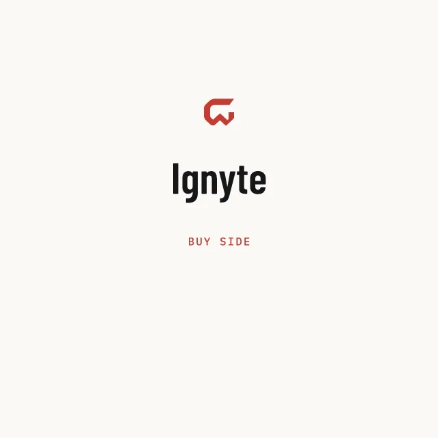 Buy side: Ignyte