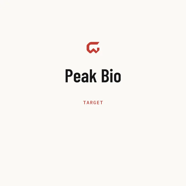 Target: Peak Bio