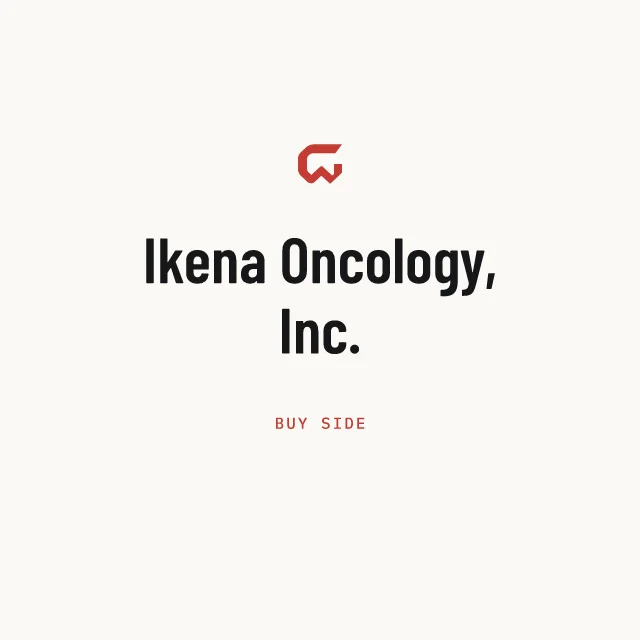 Buy side: Ikena Oncology, Inc.
