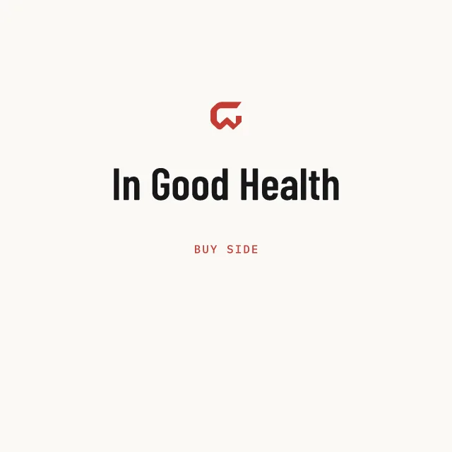 Buy side: In Good Health