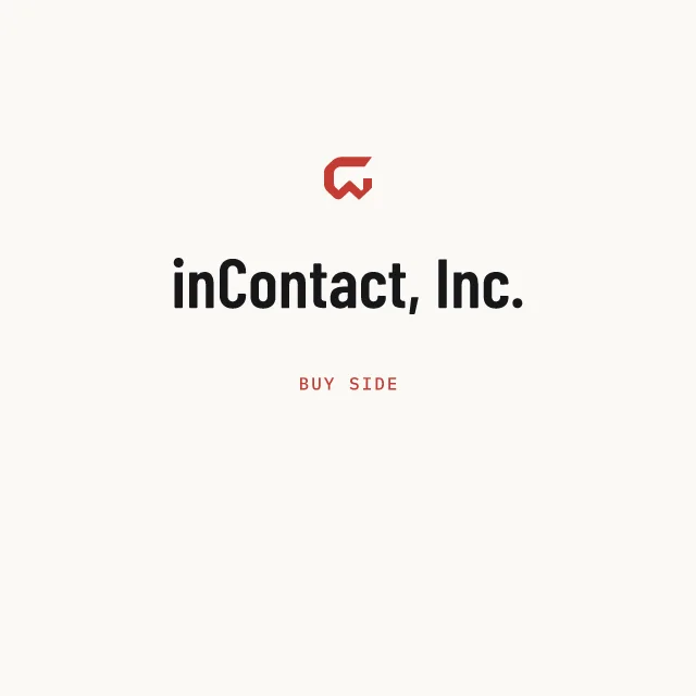 Buy side: inContact, Inc.