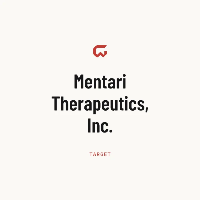 Target: Mentari Therapeutics, Inc.