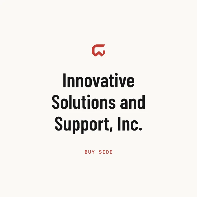 Buy side: Innovative Solutions and Support, Inc.