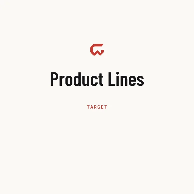 Target: Product Lines