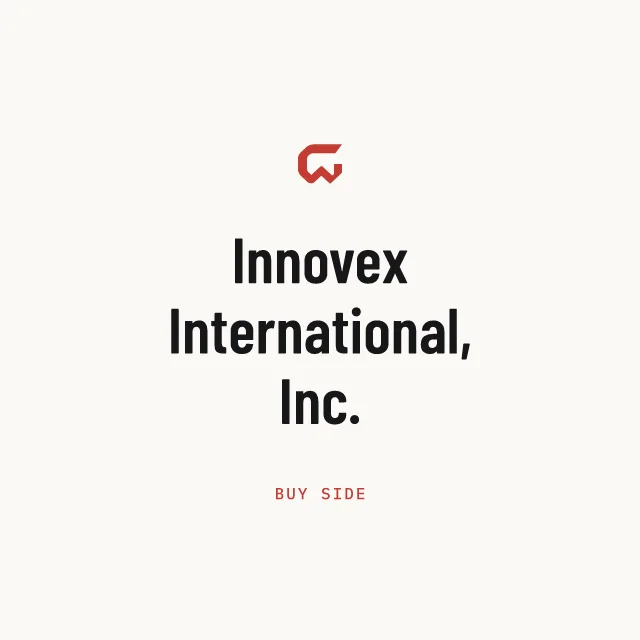 Buy side: Innovex International, Inc.