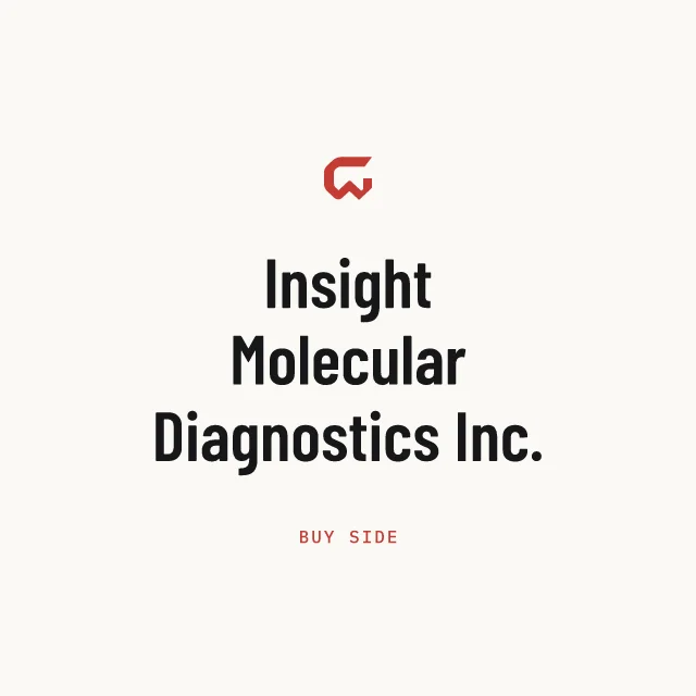 Buy side: Insight Molecular Diagnostics Inc.