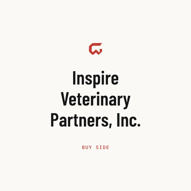 Buy side: Inspire Veterinary Partners, Inc.