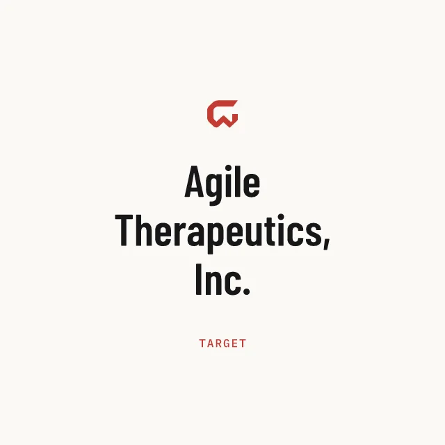 Target: Agile Therapeutics, Inc.