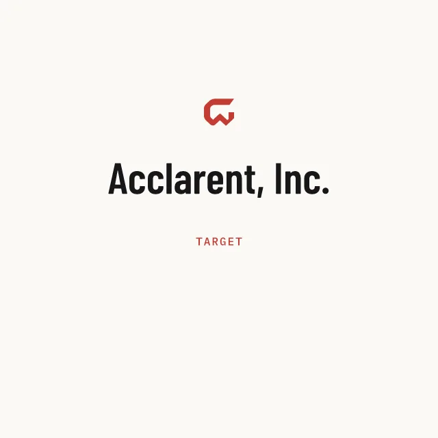 Target: Acclarent, Inc.
