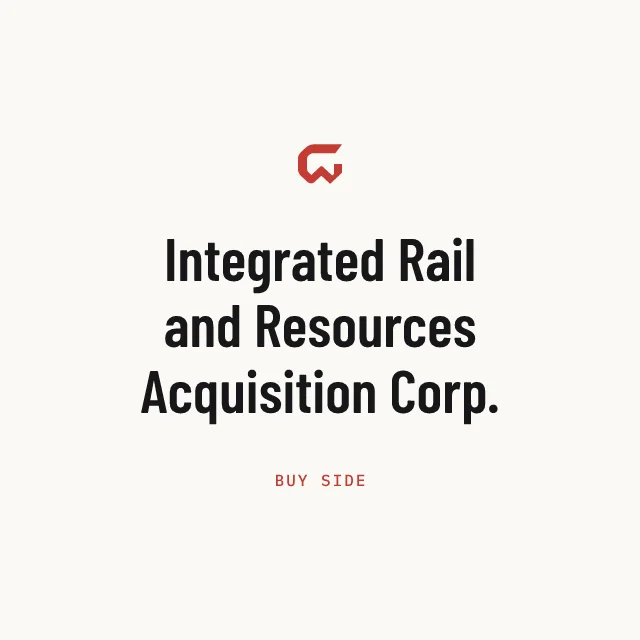 Buy side: Integrated Rail and Resources Acquisition Corp.