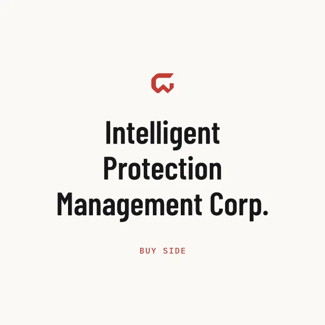 Buy side: Intelligent Protection Management Corp.