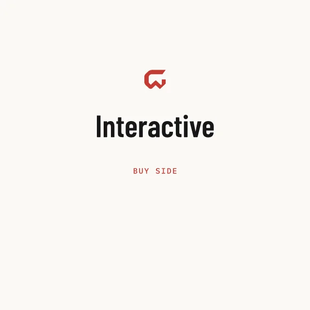 Buy side: Interactive