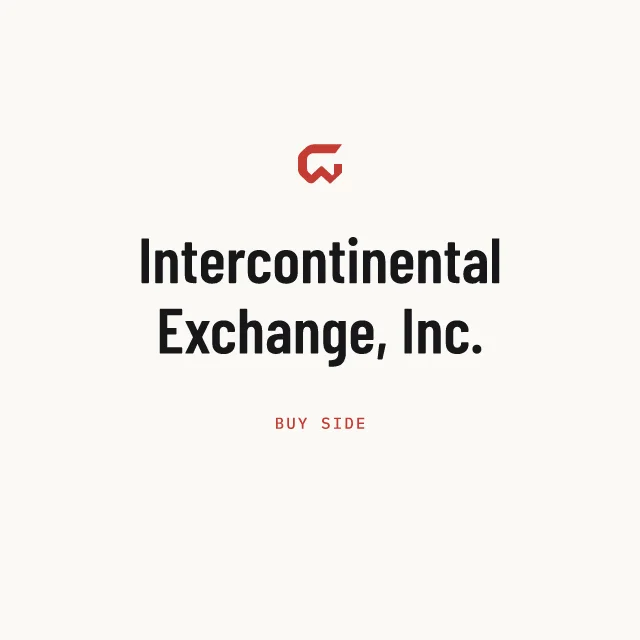 Buy side: Intercontinental Exchange, Inc.