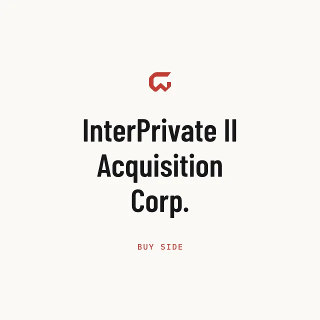 Buy side: InterPrivate II Acquisition Corp.