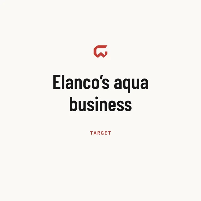 Target: Elanco’s aqua business