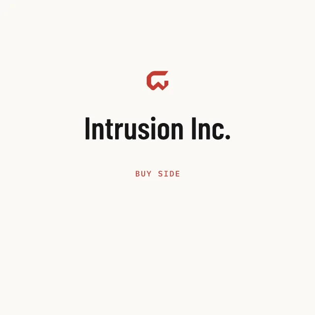 Buy side: Intrusion Inc.