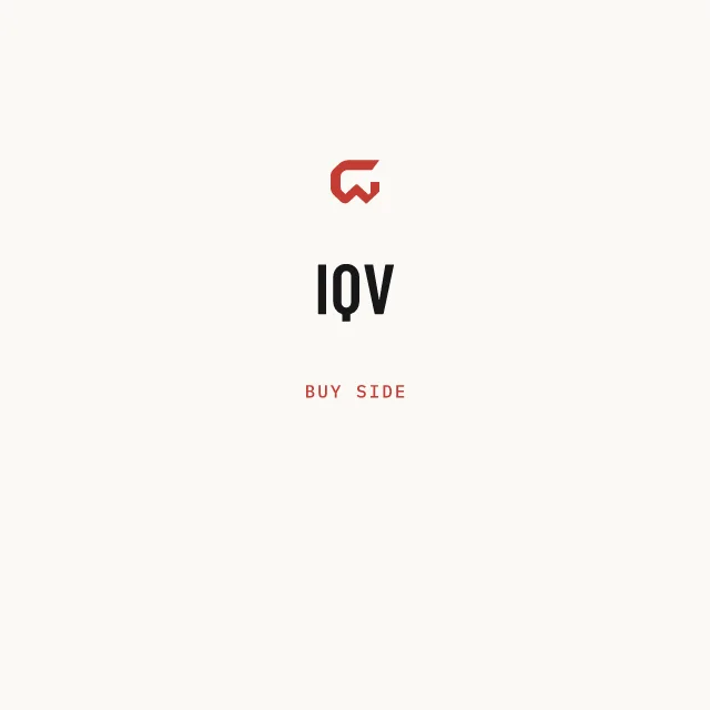 Buy side: IQV