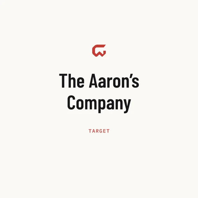 Target: The Aaron’s Company