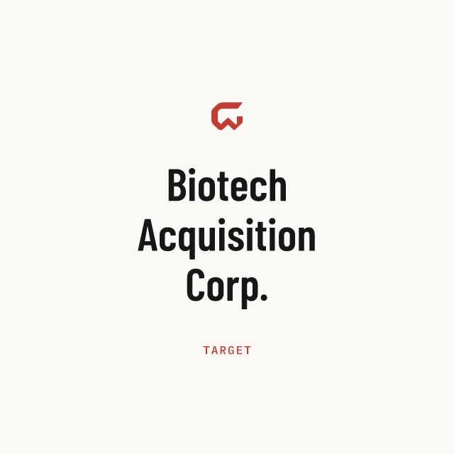 Target: Biotech Acquisition Corp.
