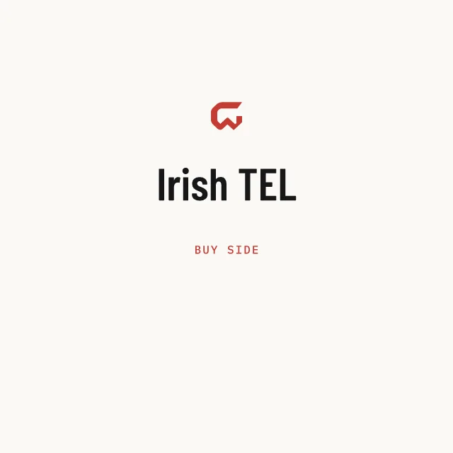 Buy side: Irish TEL