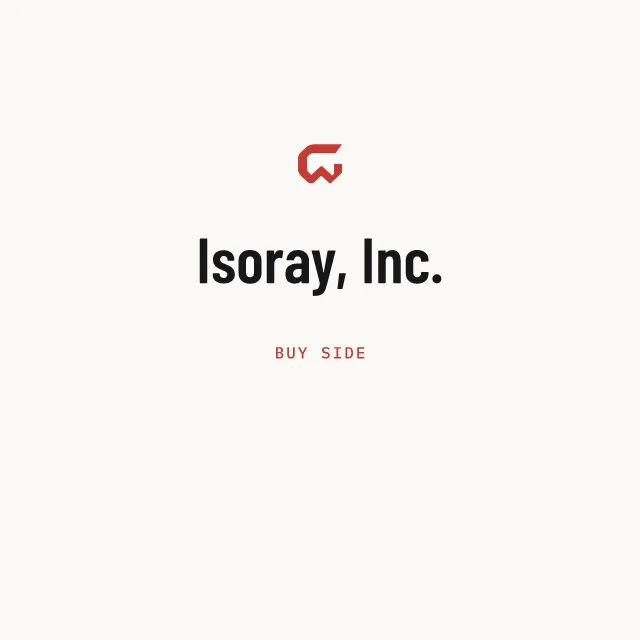 Buy side: Isoray, Inc.