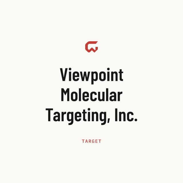 Target: Viewpoint Molecular Targeting, Inc.