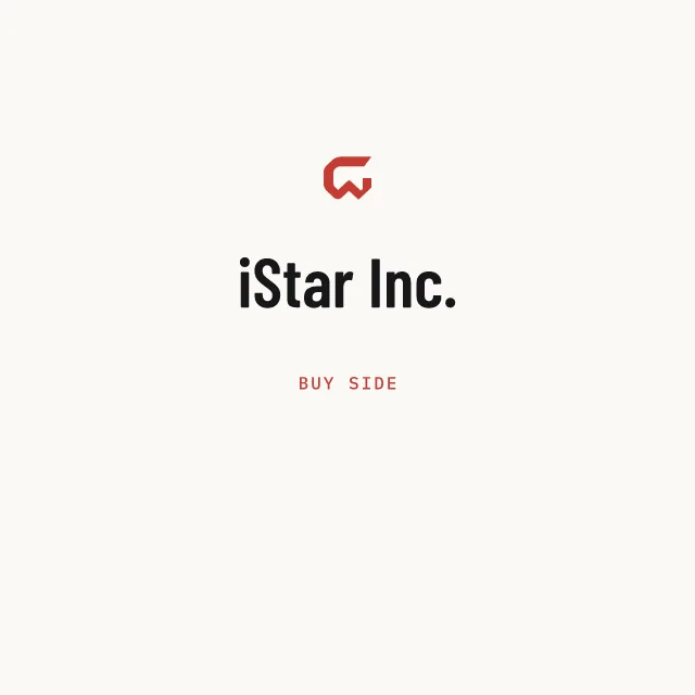 Buy side: iStar Inc.