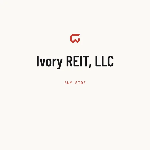 Buy side: Ivory REIT, LLC