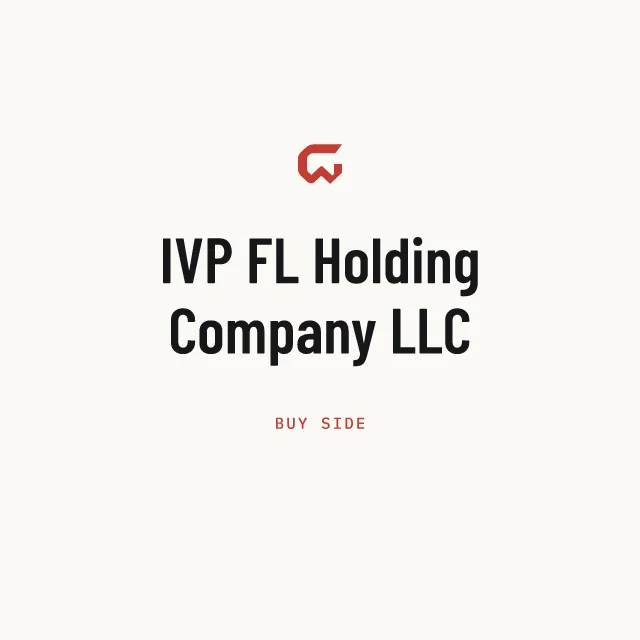 Buy side: IVP FL Holding Company LLC