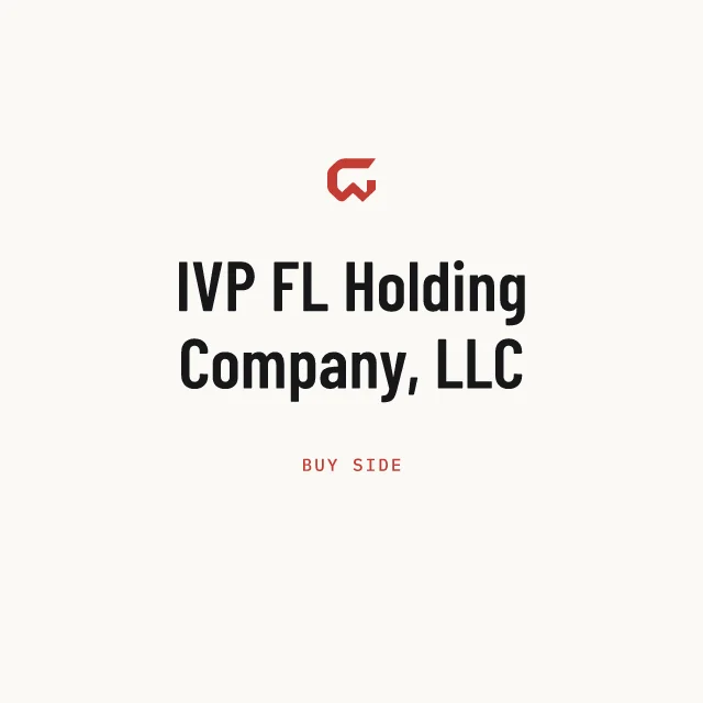 Buy side: IVP FL Holding Company, LLC