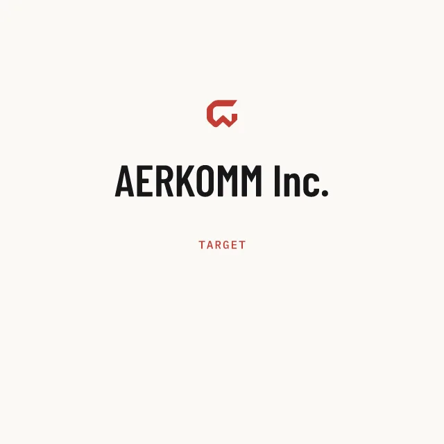 Target: AERKOMM Inc.