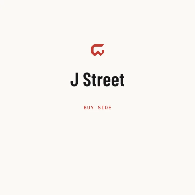 Buy side: J Street
